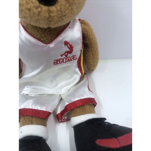 Ty Beanie Baby Shaq O'Neal 32  Shaq Bear Basketball Stuffed Plush Toy 10” No Tag - Picture 3 of 11